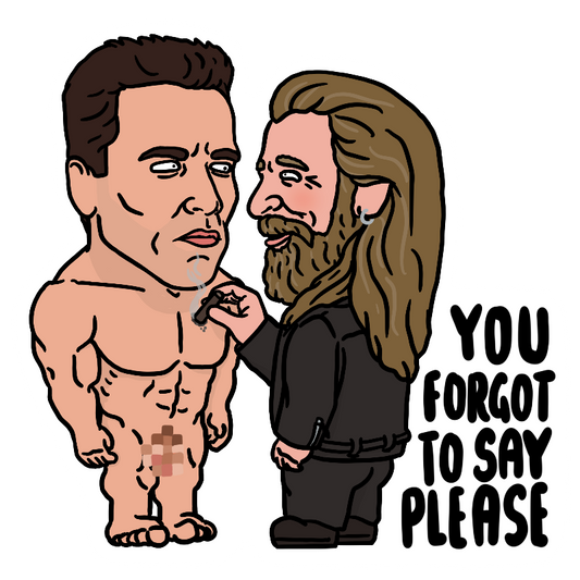 He didn't say please