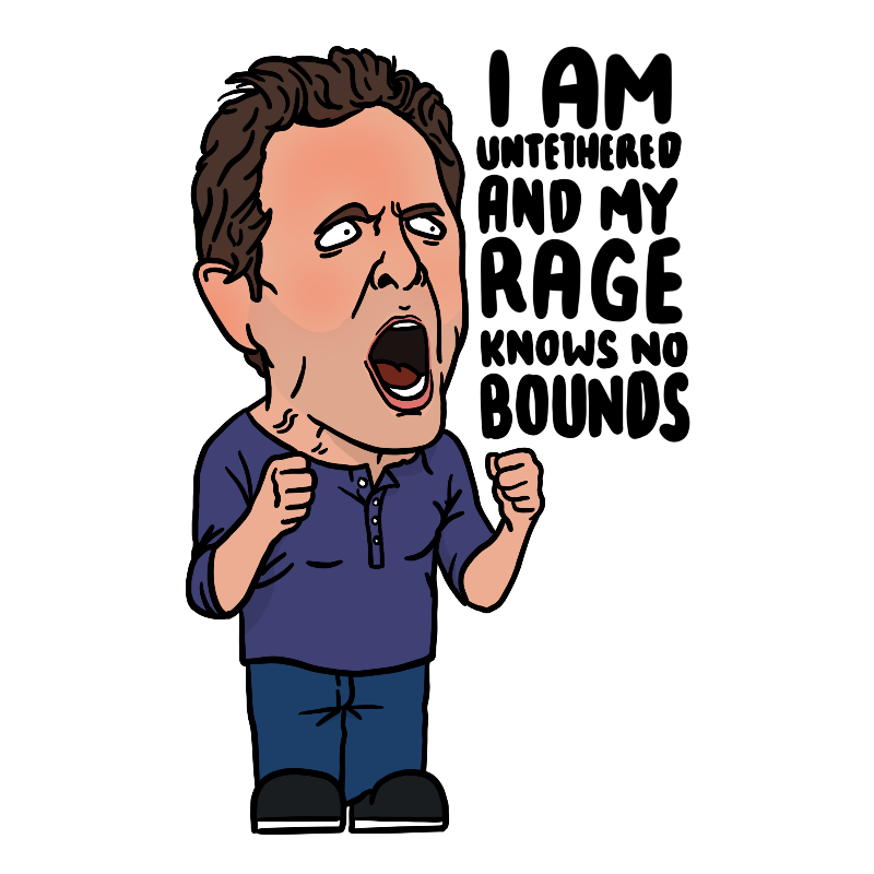 Untethered Rage – Action Hero Stickers Store