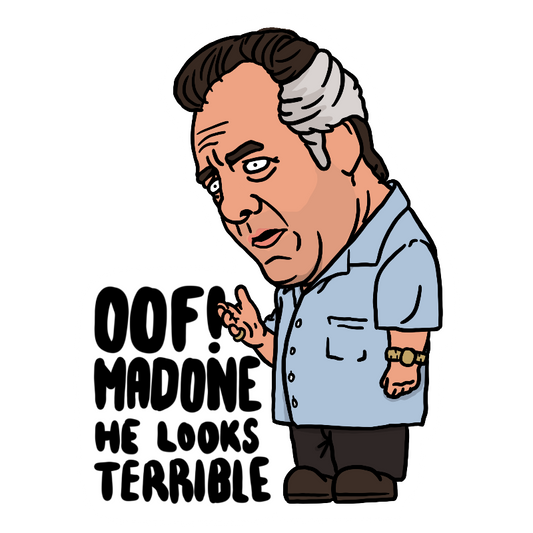 He looks terrible